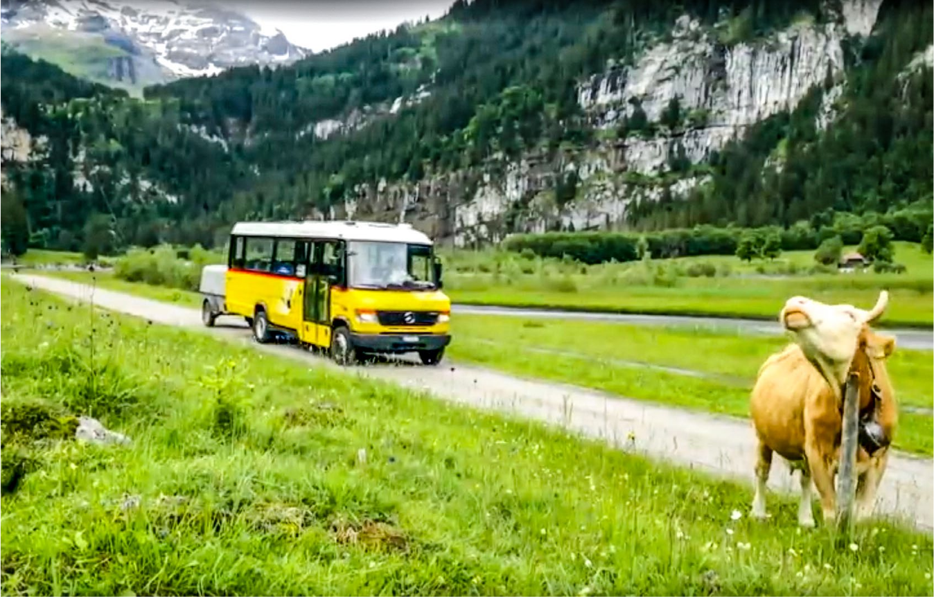 Im Steilanstieg auf die Griesalp