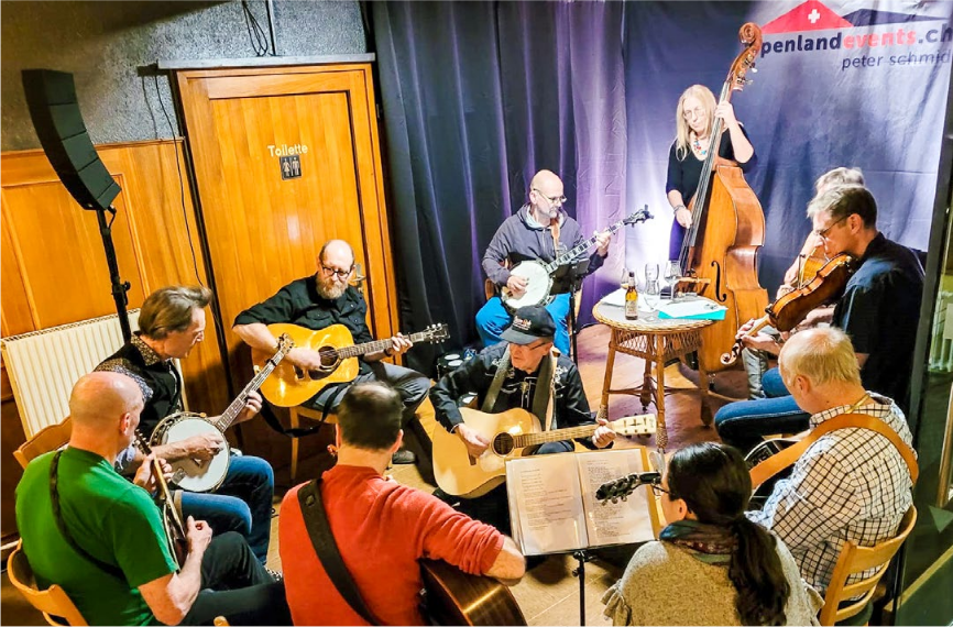 BLICKPUNKT – Routiniers und neue Gesichter am Bluegrass-Jam
