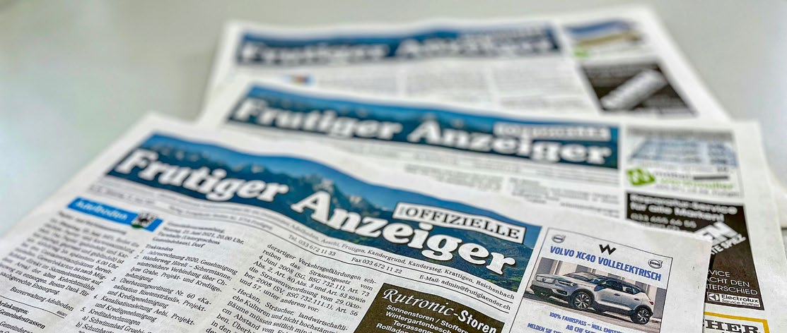 Der «E-Anzeiger» kann kommen - Das Bild wird blockiert. – Möglicherweise durch einen aktiven Adblocker.