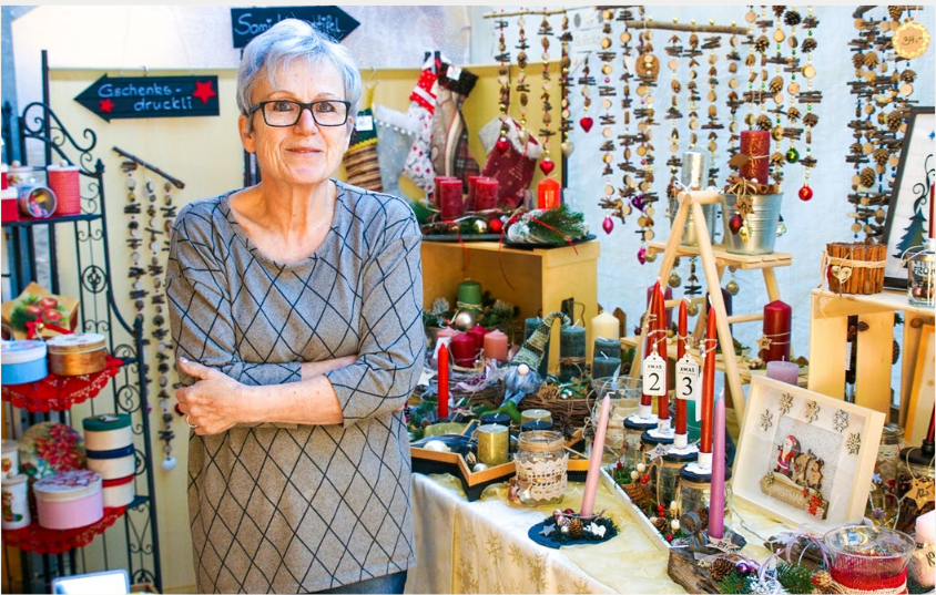 Glühwein, Güetzi und Bastelarbeiten