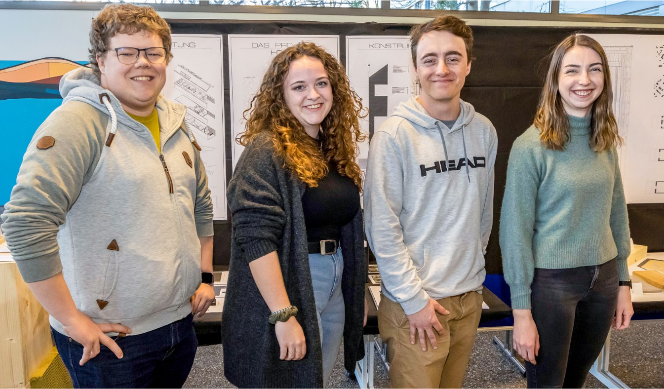 Studentenhäuser im Miniaturformat
