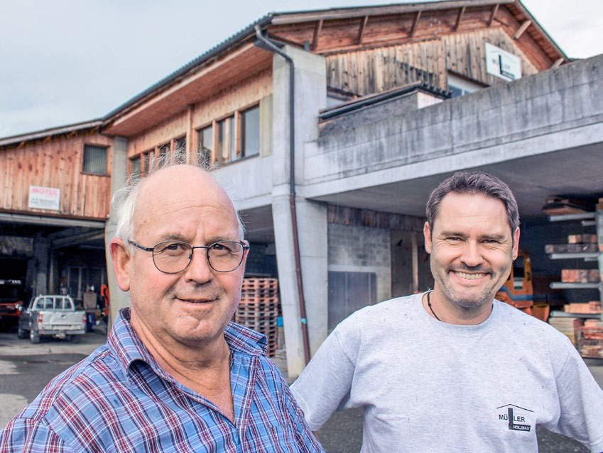 Zwei Firmen feiern gemeinsam