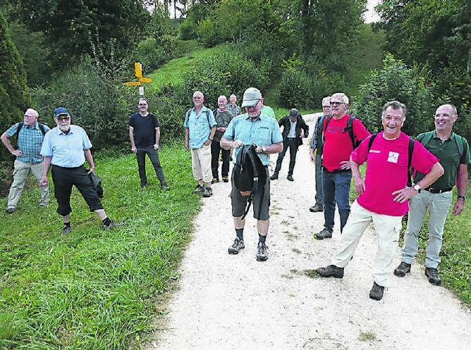 Männerriege Möhlin auf Herbstwanderung
