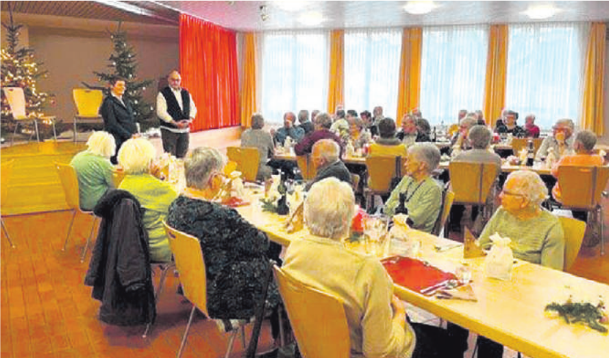 ADVENTSFEIER DER SENIORINNEN UND SENIOREN VON ZEIHEN