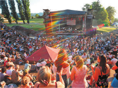 Joss Stone und Bastian Baker in Augusta Raurica
