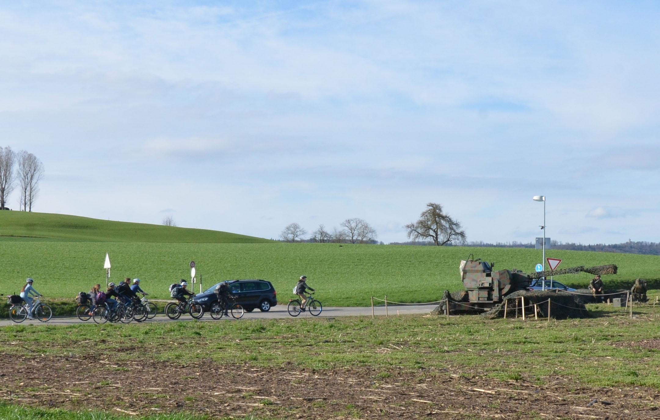 Luftabwehr über der Holstein-Farm