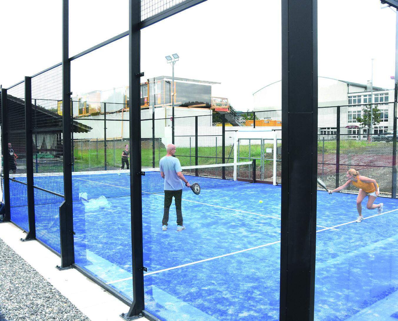 Jetzt wird auch in Mellingen Padel-Tennis gespielt