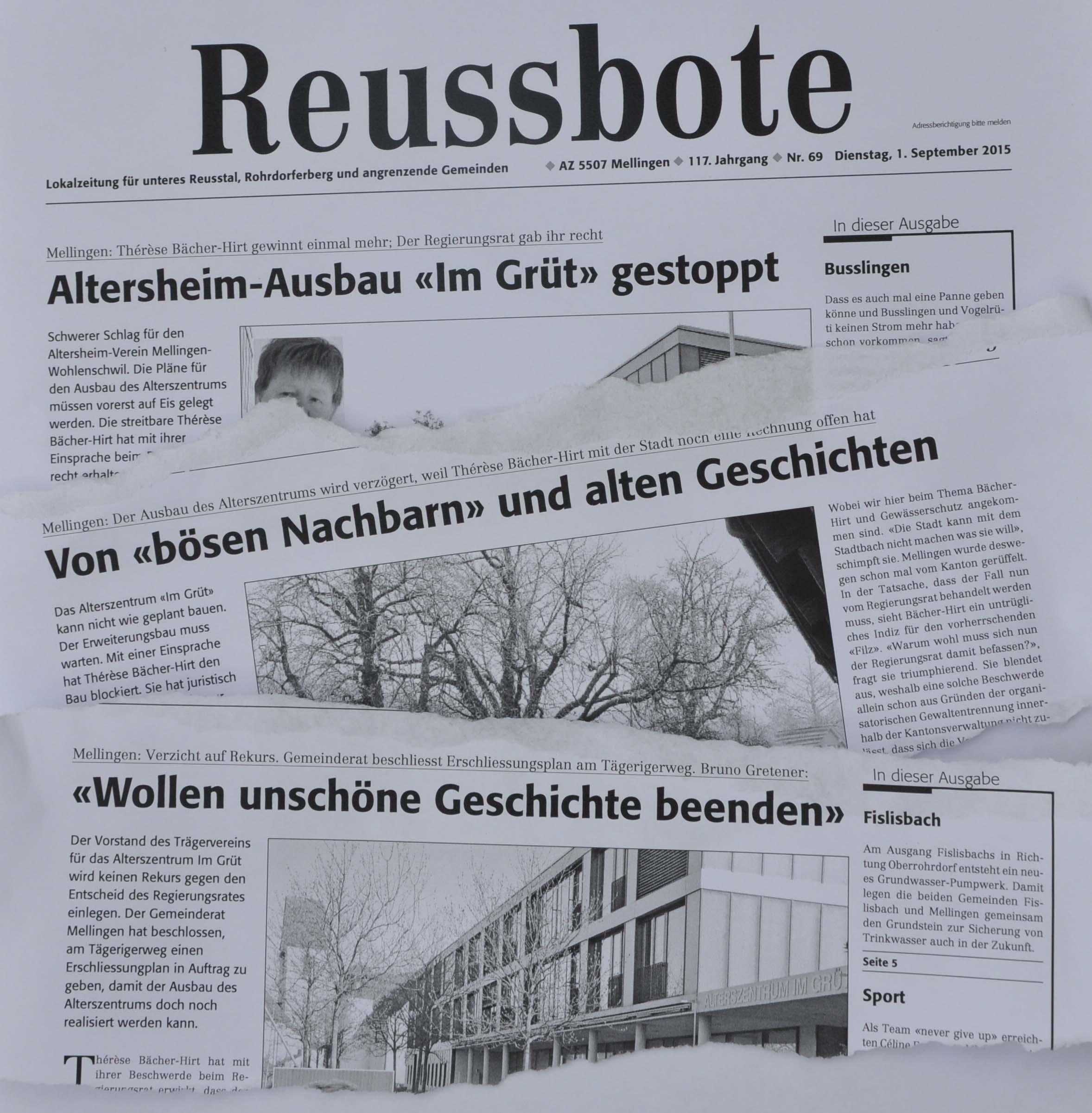 Die unendliche Geschichte um den Tägerigerweg - Das Bild wird blockiert. – Möglicherweise durch einen aktiven Adblocker.