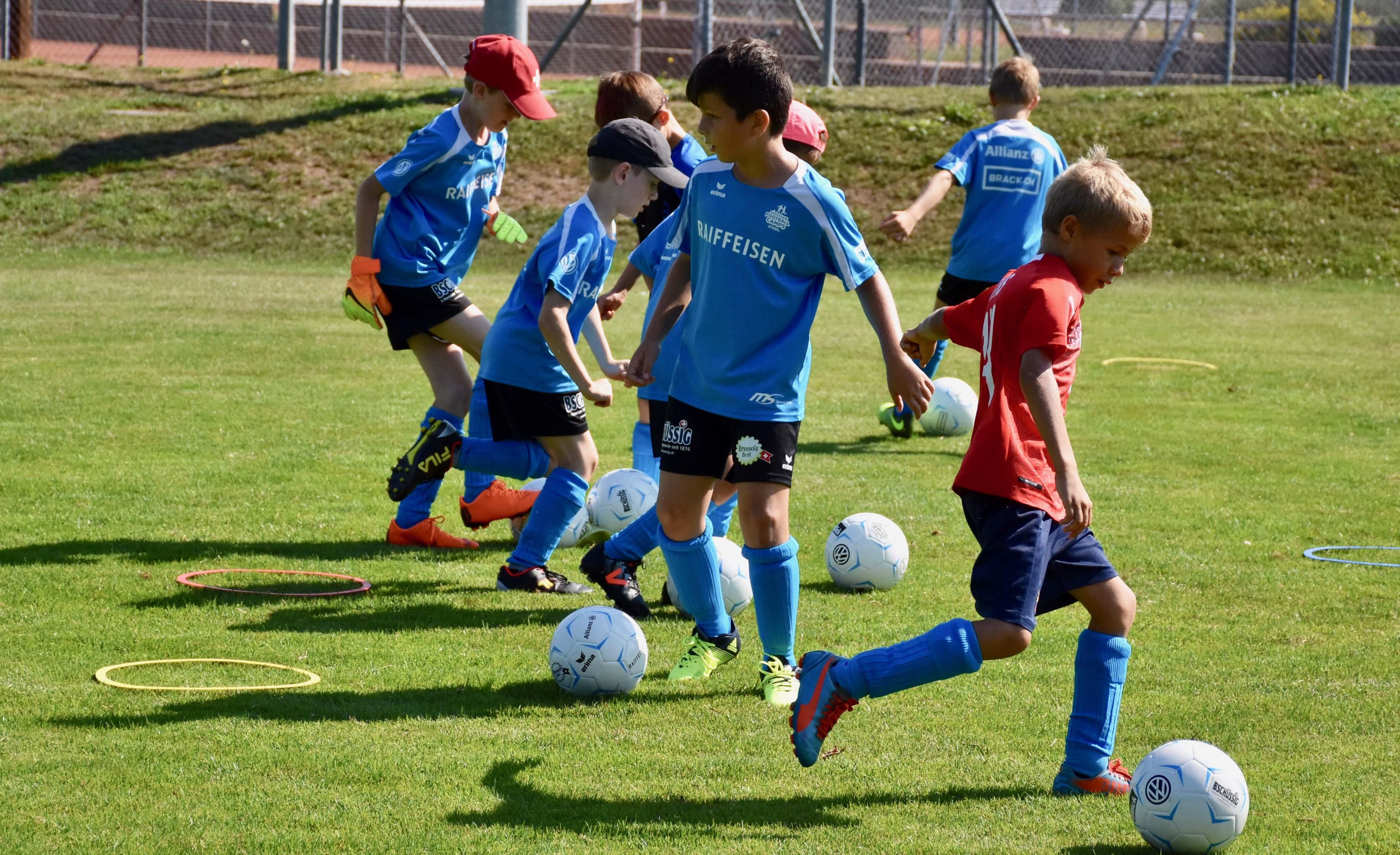 Eine Woche Spiel und Spass im Fussballcamp