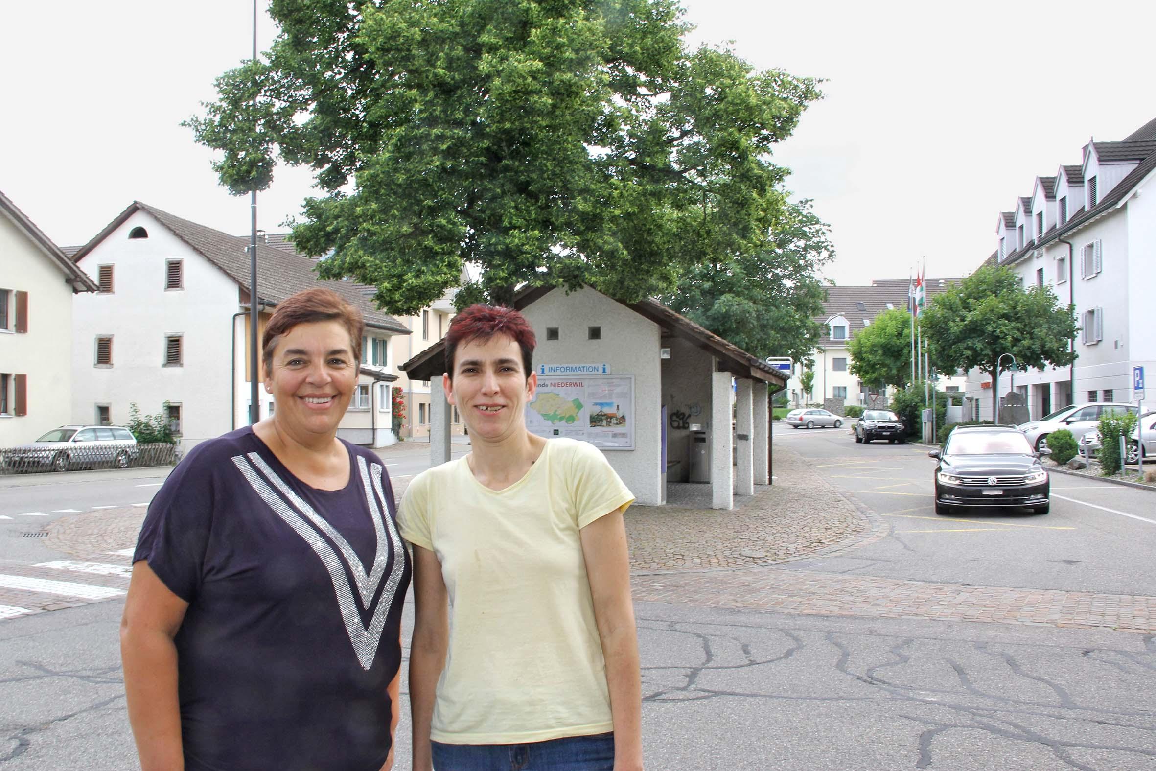 Der Dorfplatz als Begegnungsort 