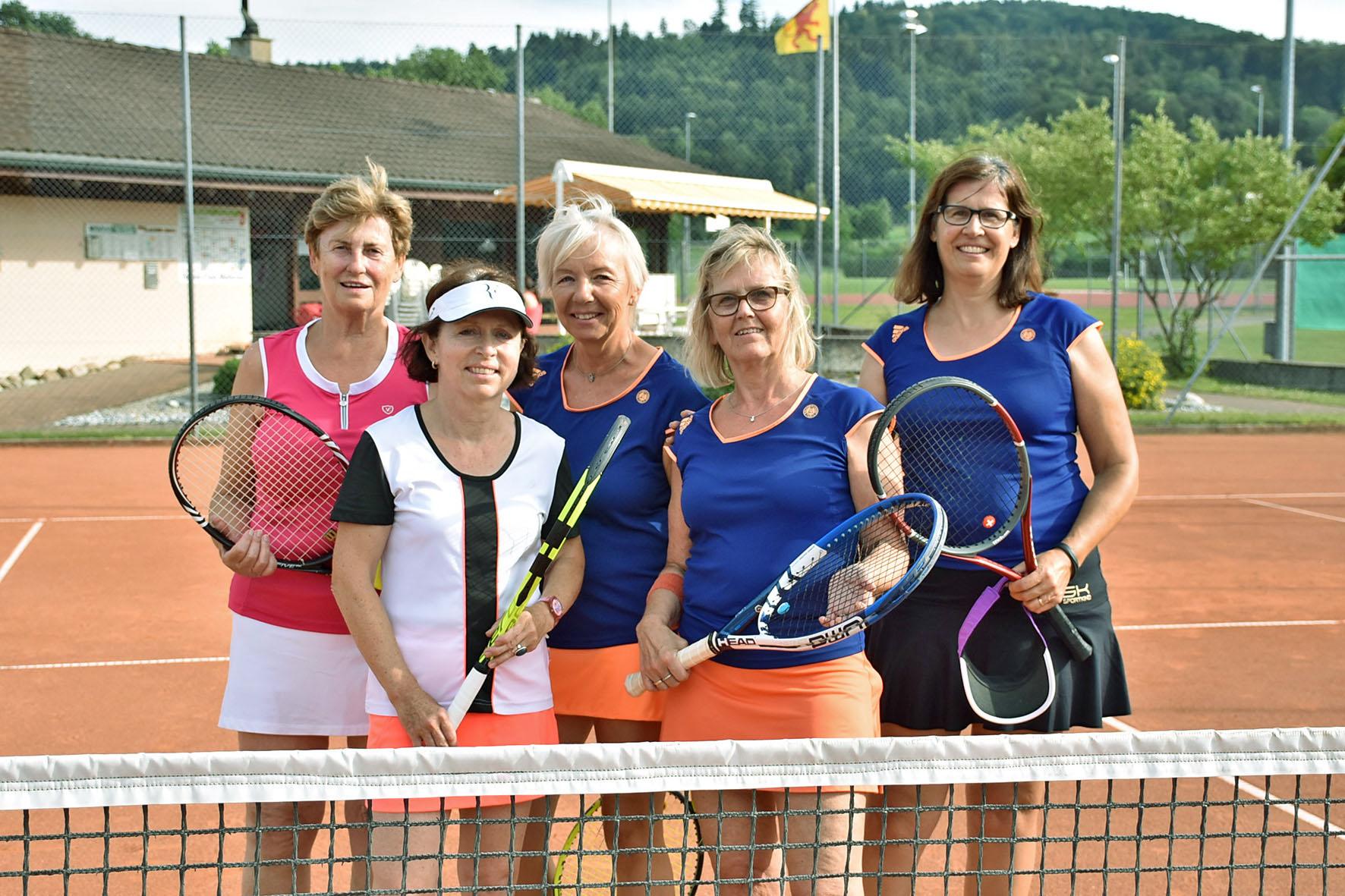 Das sind die erfolgreichen Tennis-Ladys vom Tennis Club Mellingen