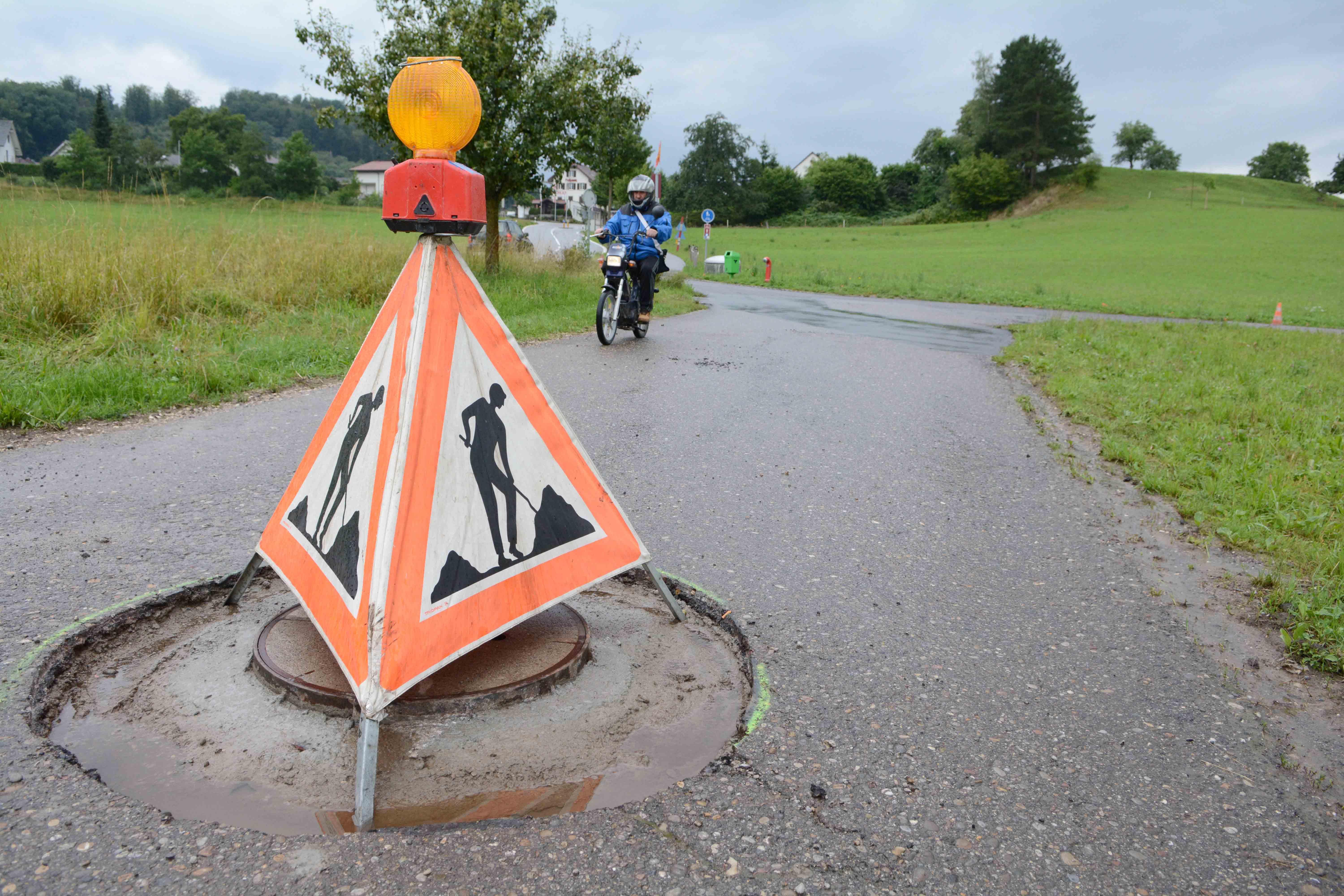 Mägenwil/Wohlenschwil: Baustelle wartet auf schönes Wetter