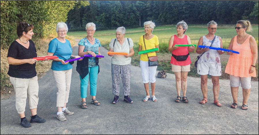 Abendspaziergang mit Spiel