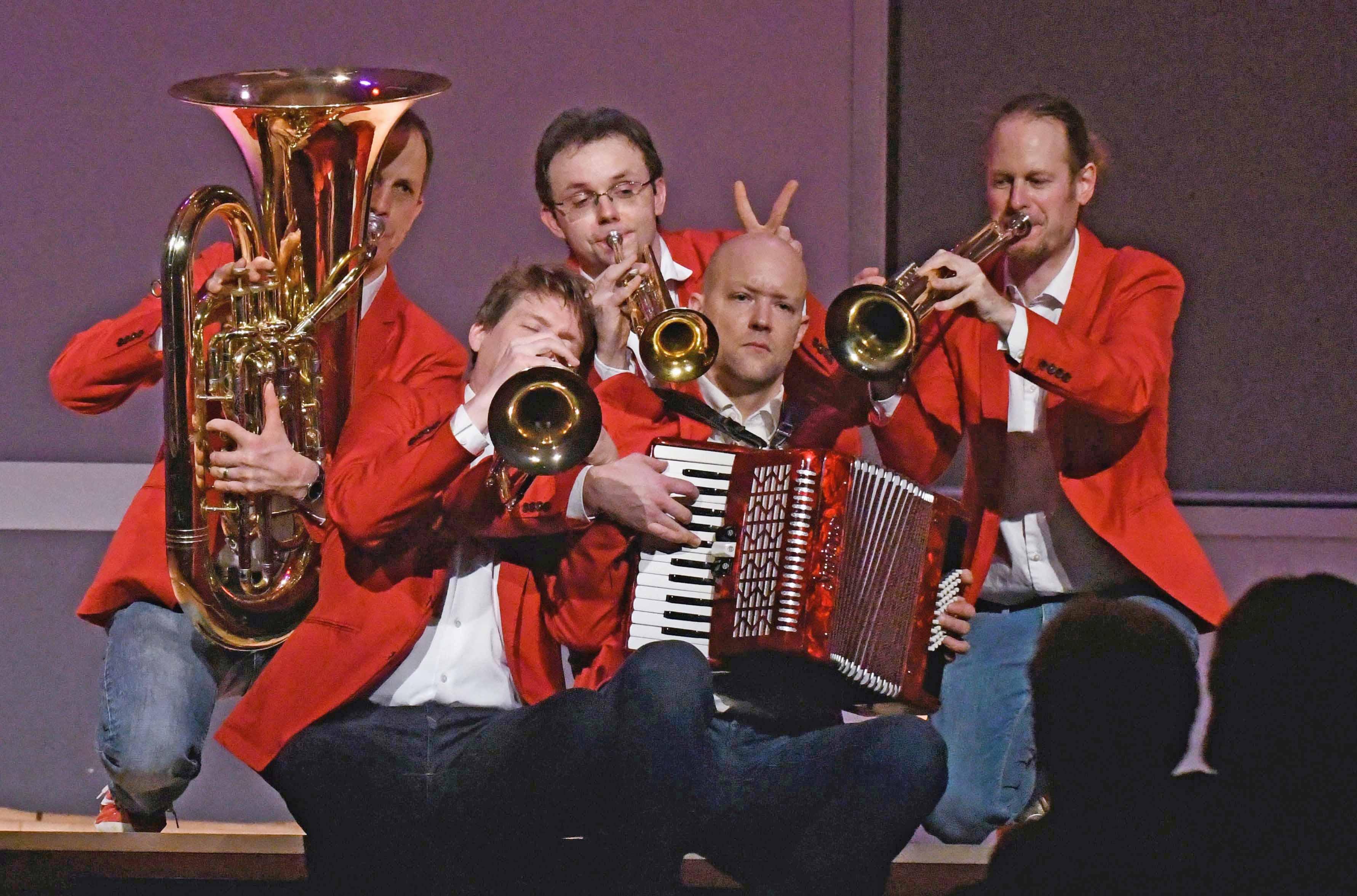 Brass-Musik und Comedy vom Feinsten