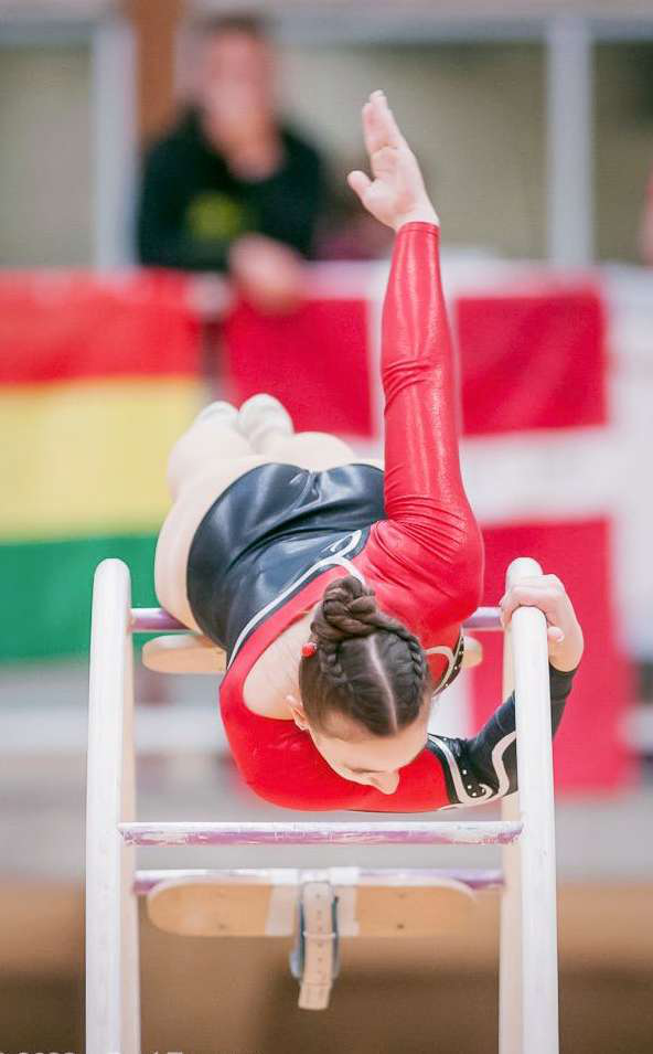 Im Rhönrad schwingt sie sich zu WM-Silber