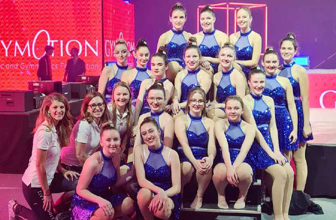 Teens Gym glänzt an der Gymotion
