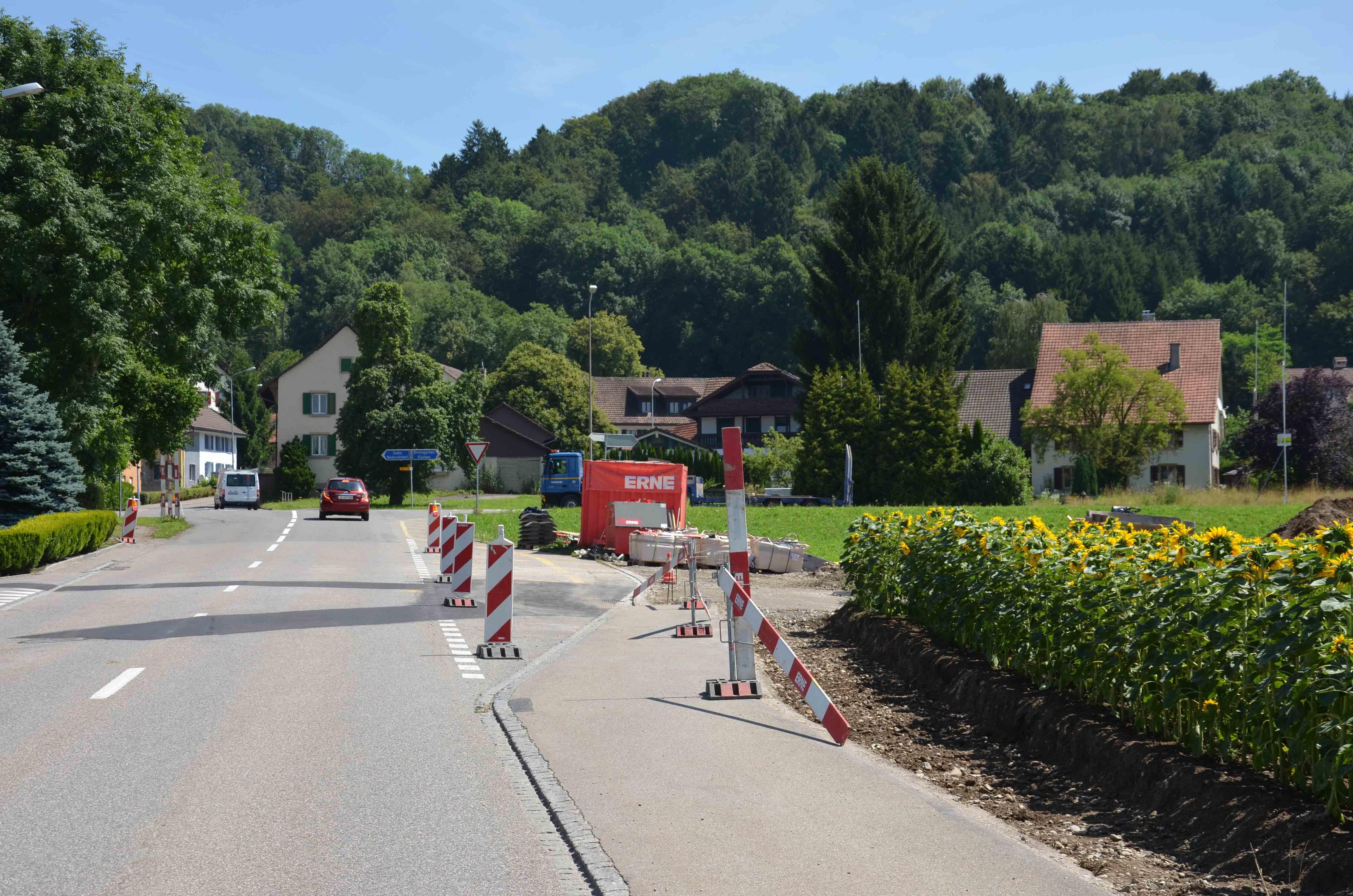 Busslingen: Baubeginn nahe Kreuzstrasse