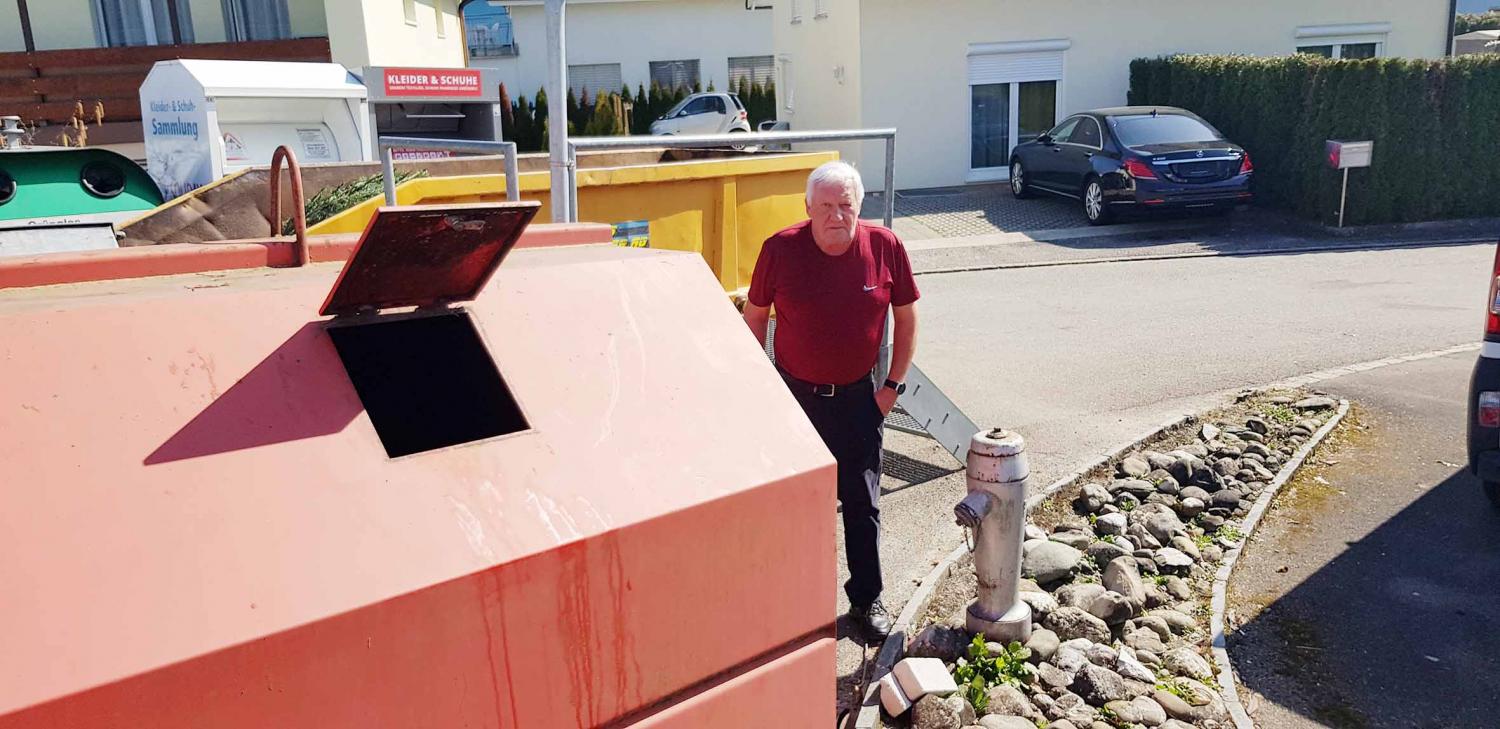 Mägenwil: Beschwerde gegen Container und Mulde