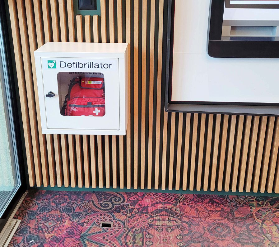 Neuer Standort für den AED