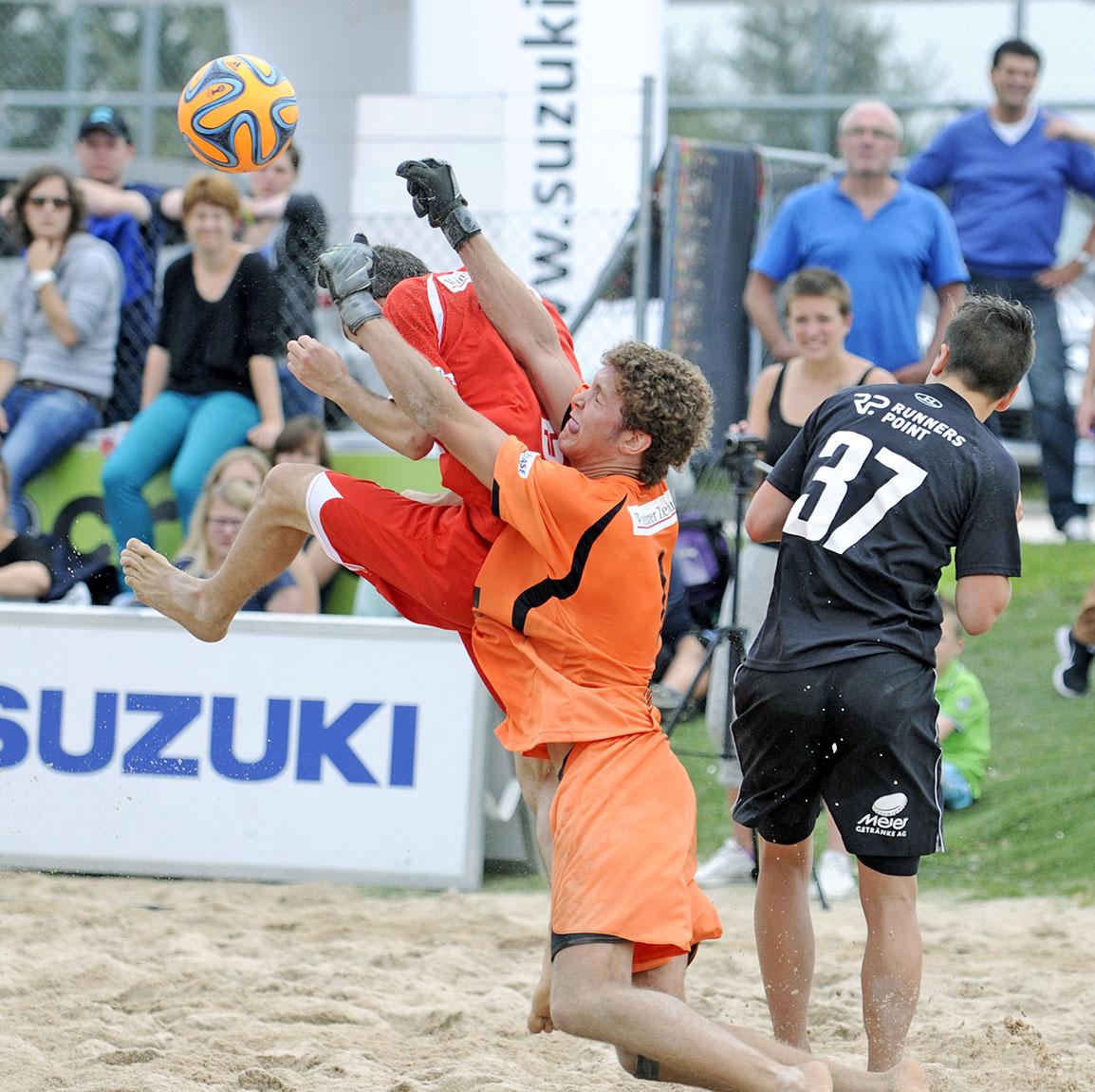 Birr: Drei Tage Beachsoccer