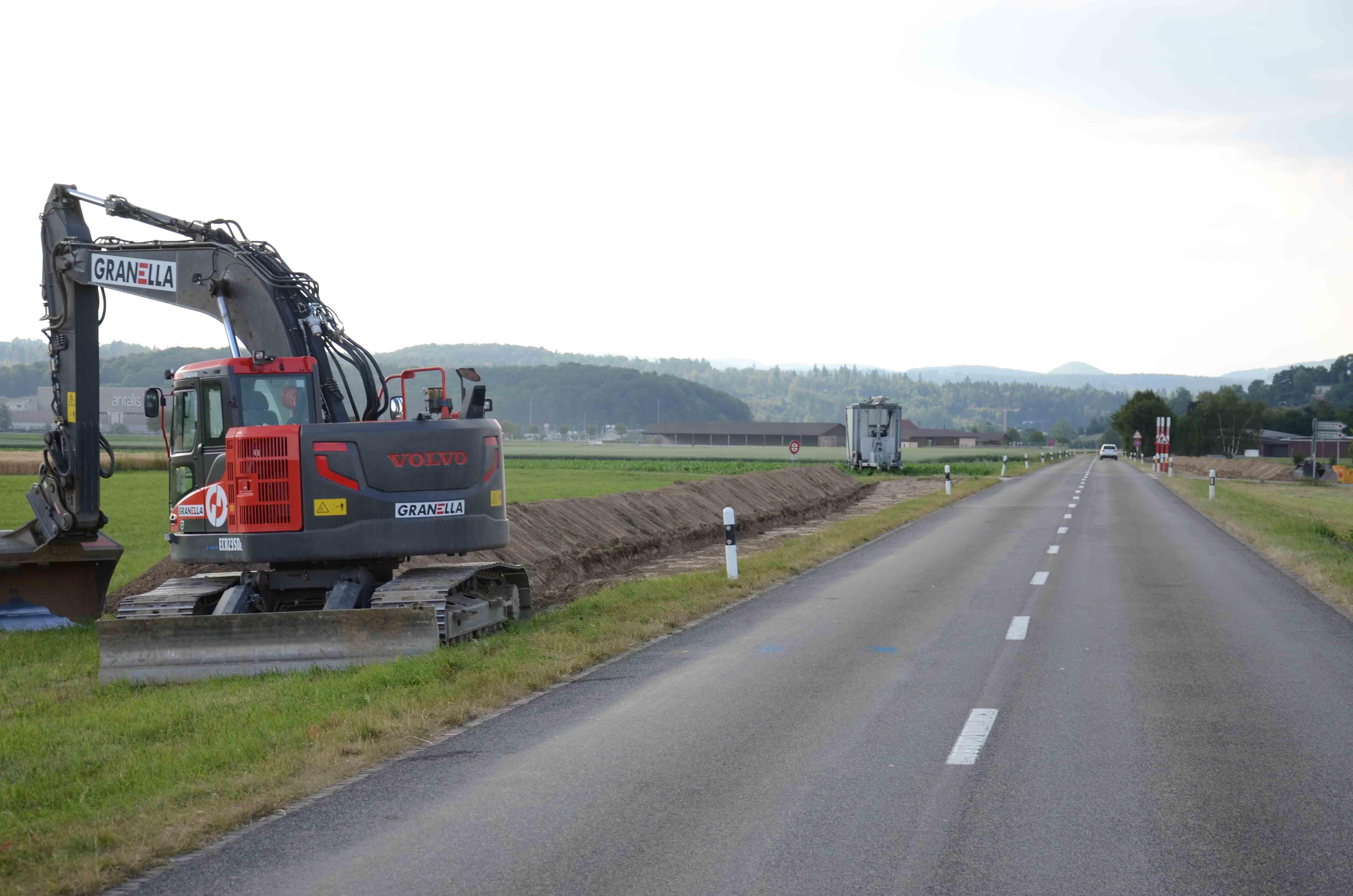 Baustart für neuen Radweg im Birrfeld