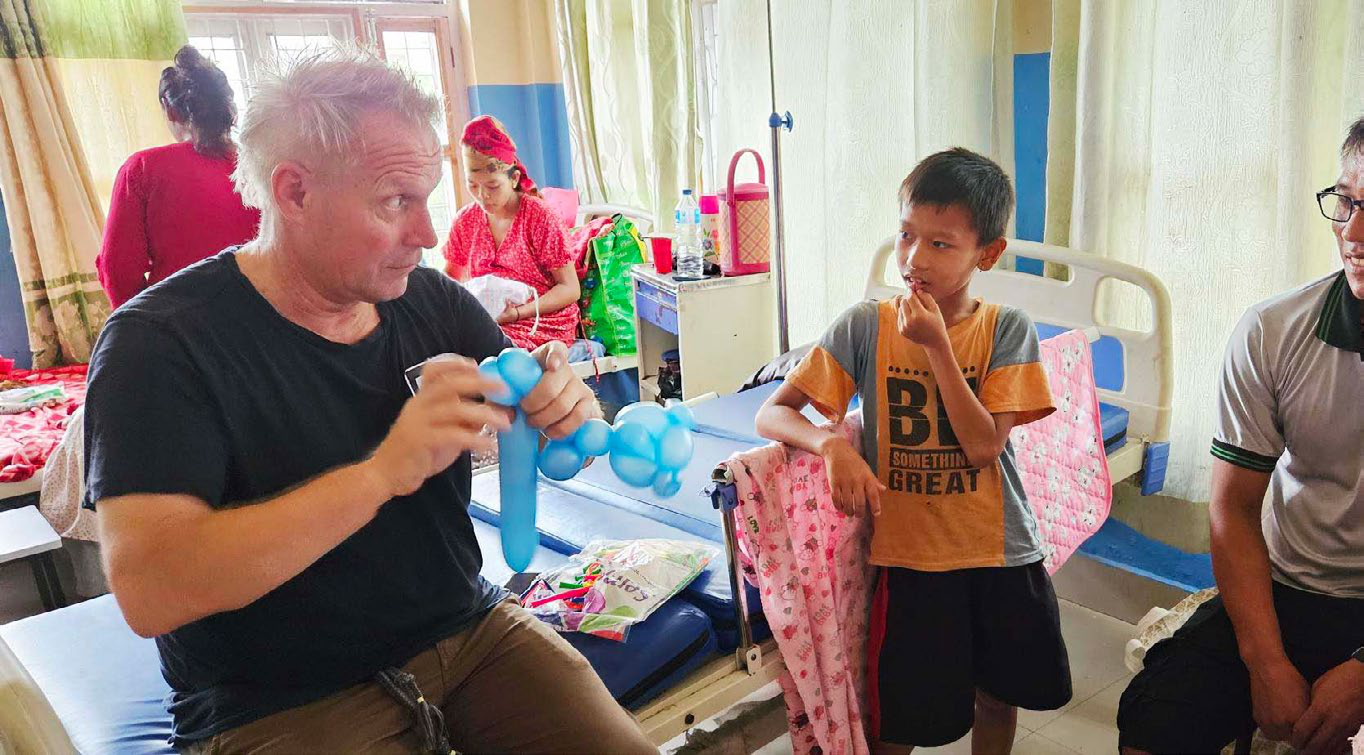 Comedian Peter Löhmann war in Nepal