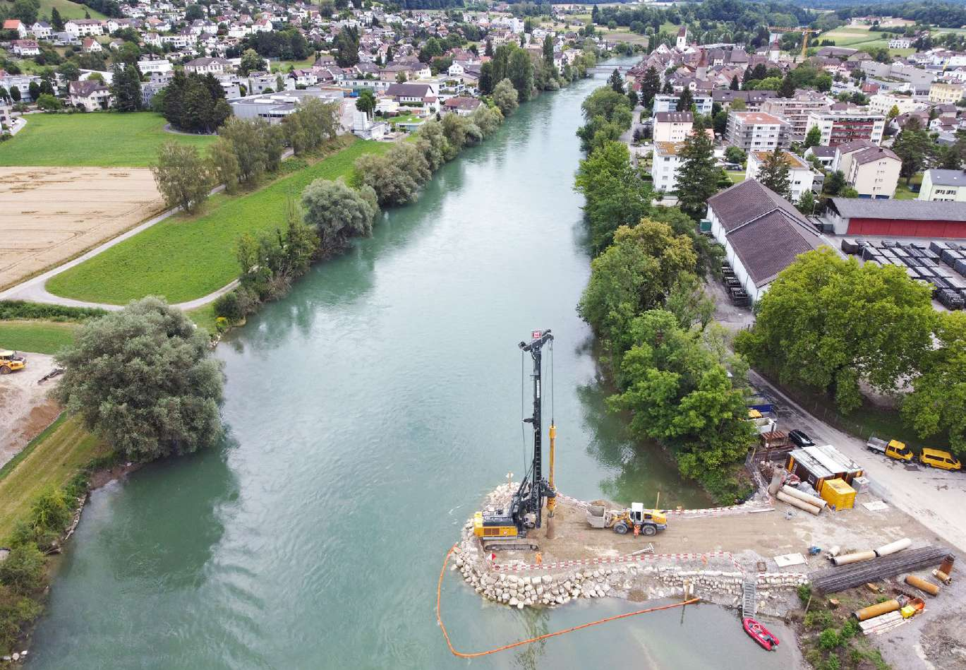 Die neue Umfahrungsstrasse verändert Mellingen