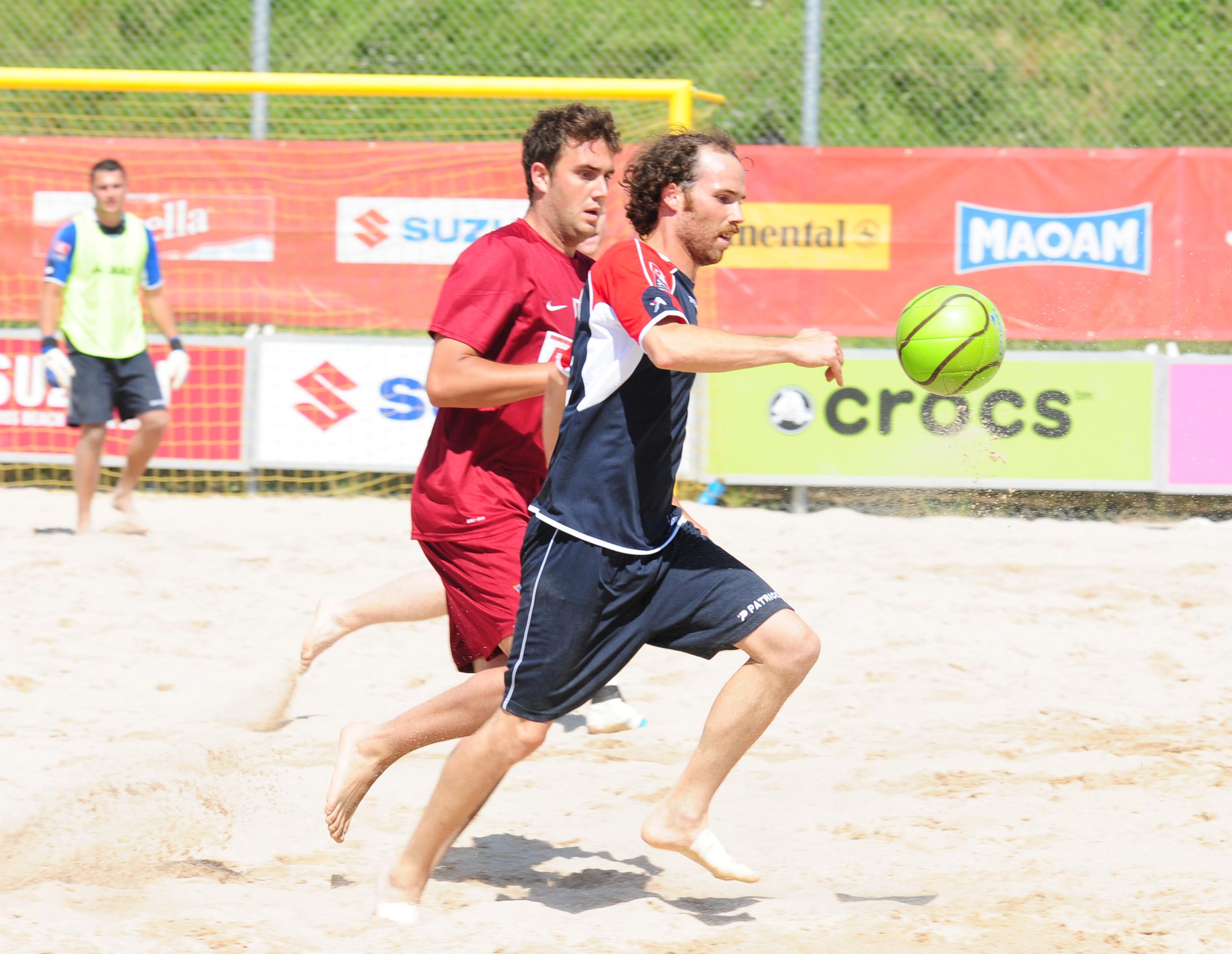 Beachsoccer: Die «Shots» sind heiss aufs Heimspiel