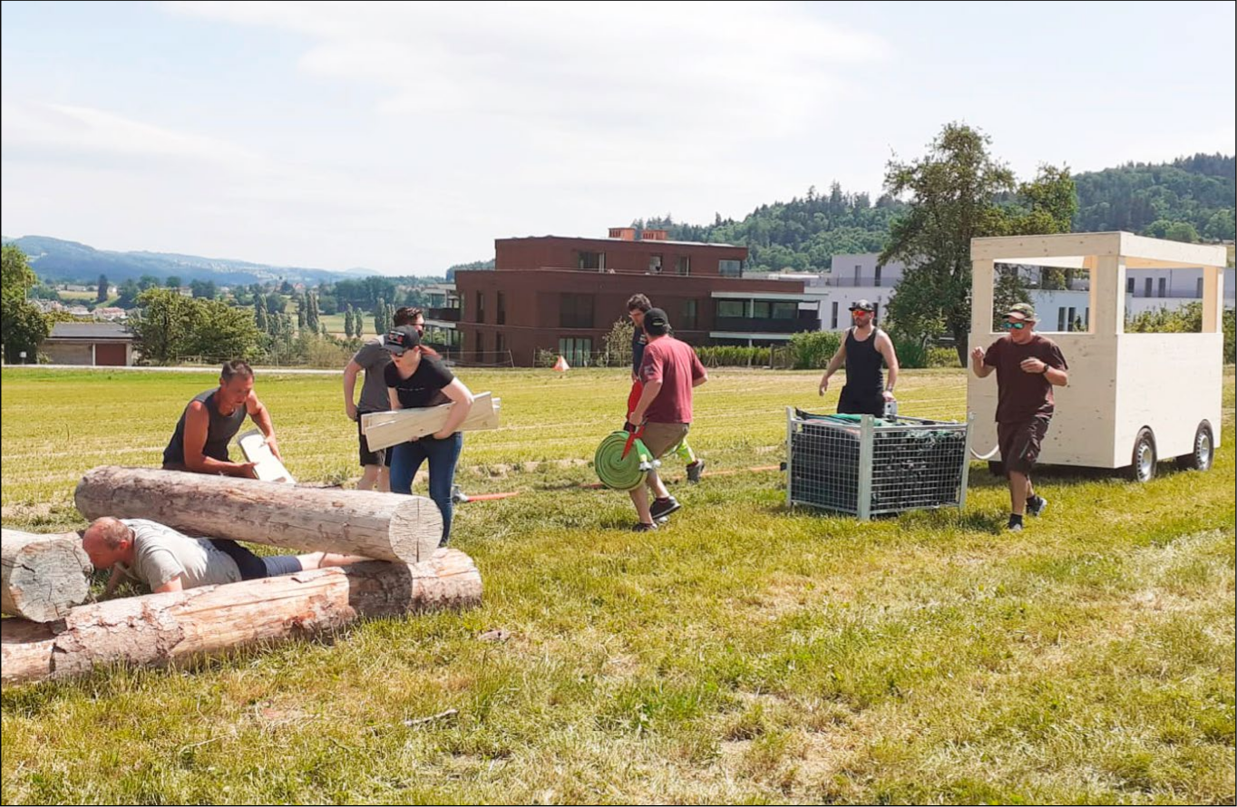 Feuerwehren spielen am Jubiläumstag