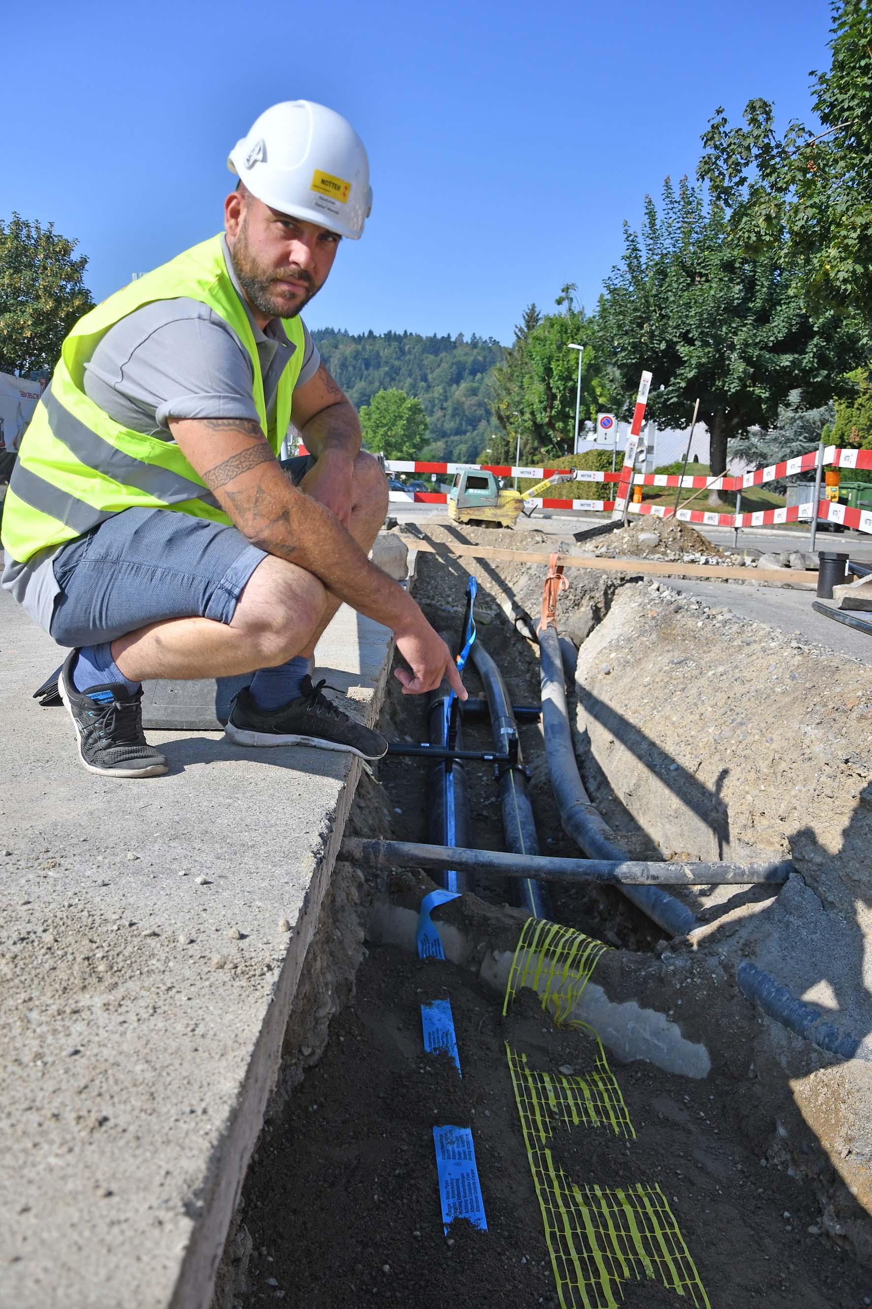 Bald gibt es Gas an der Gheidstrasse