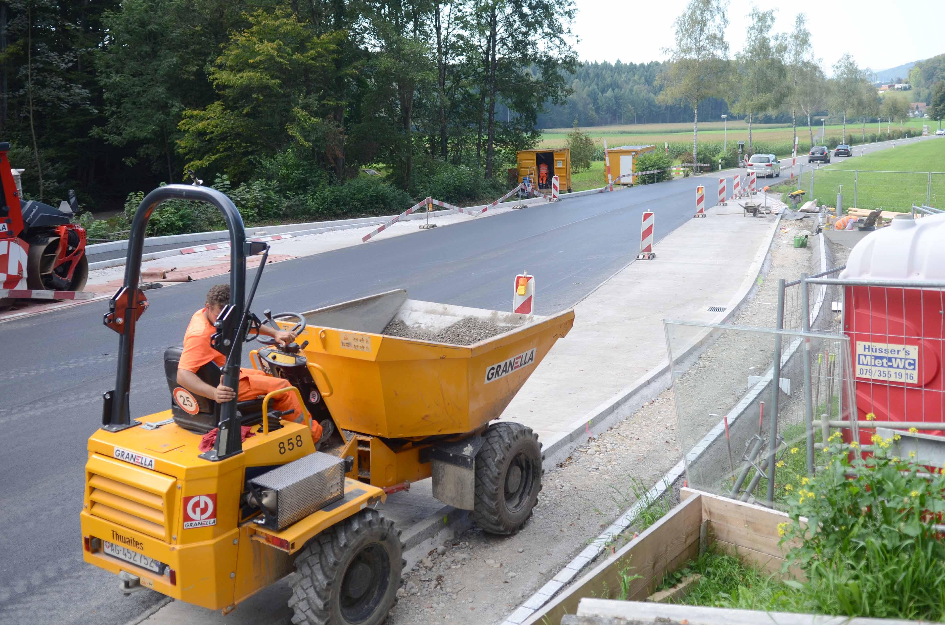 Rohrdorferberg: Bushaltestelle Fohrhölzli ist fertig gebaut