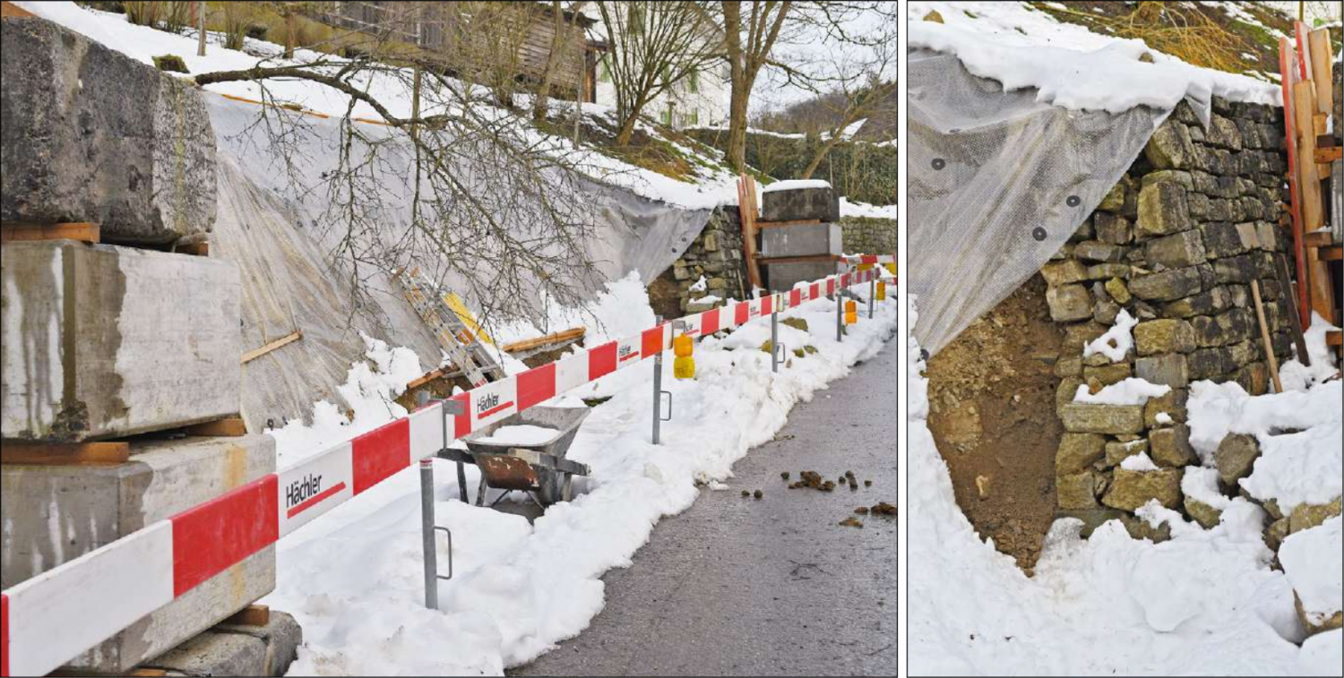 Der Schaden an der Mauer ist grösser als gedacht