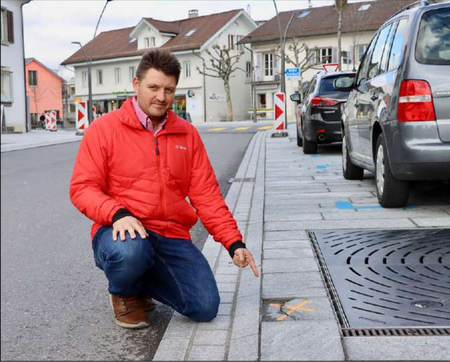 Neue Steinplatten bereits mit Löchern?