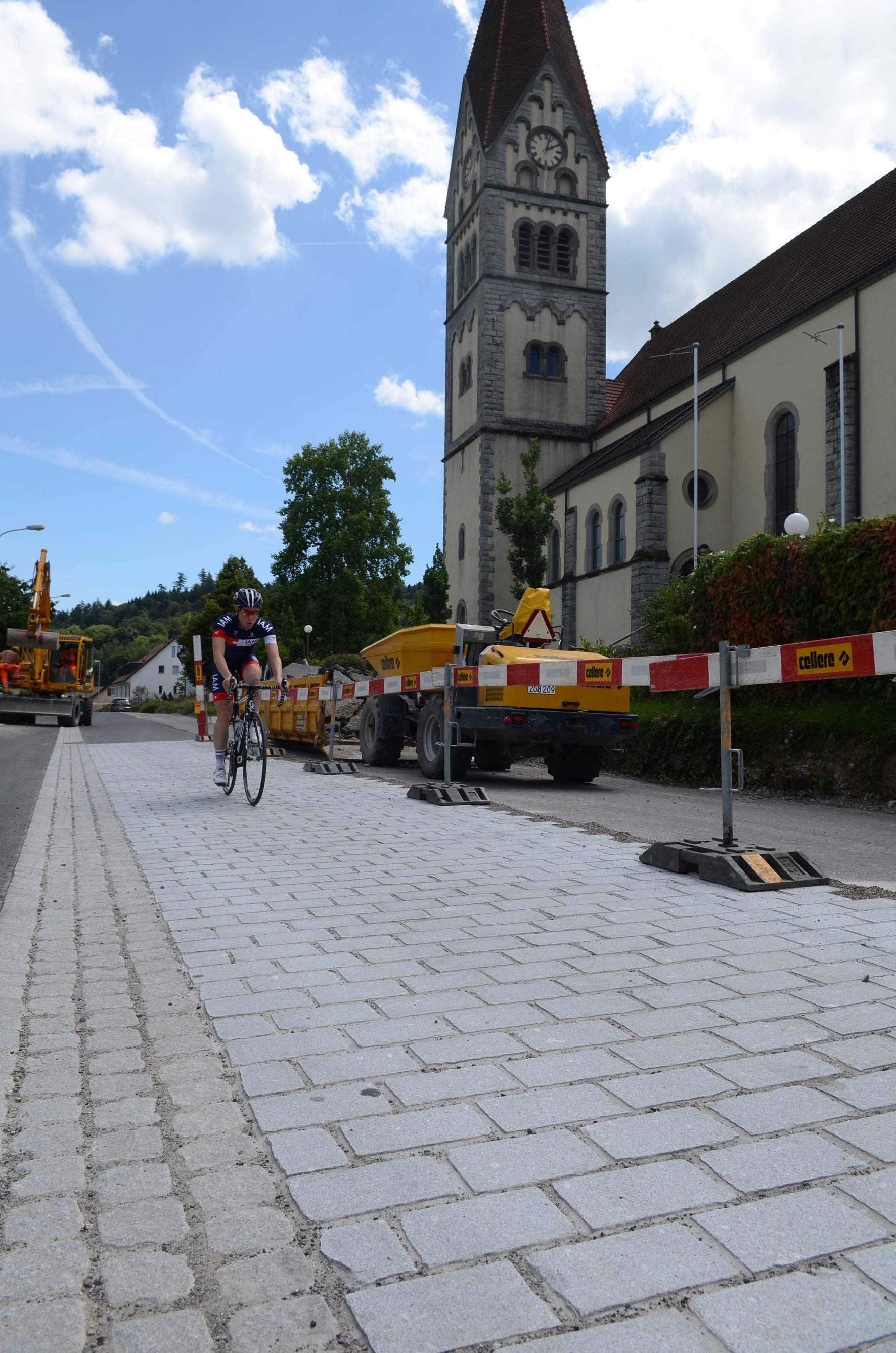 Bauarbeiten an der Hauptstrasse kommen gut voran