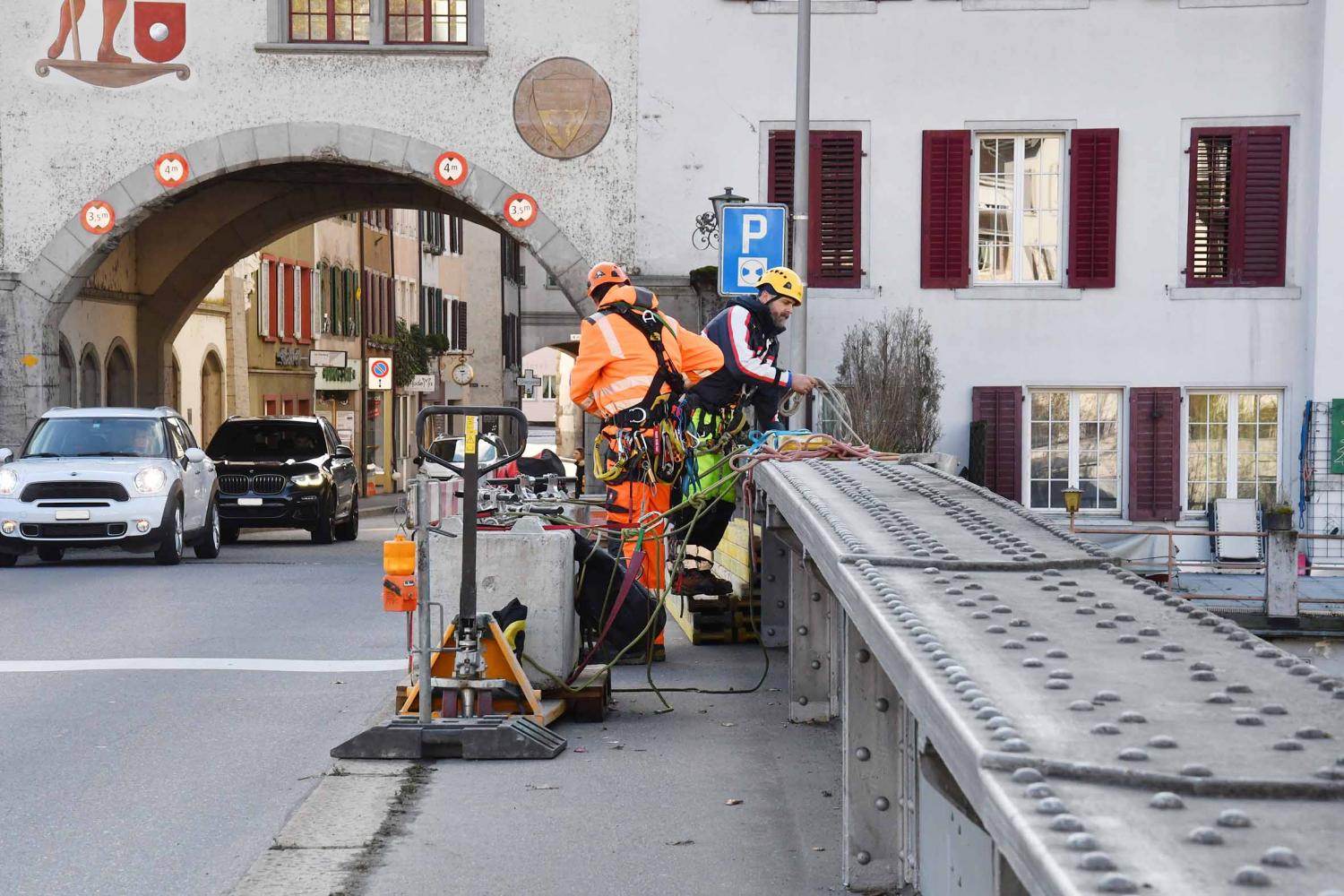 Reussbrücke genau inspiziert