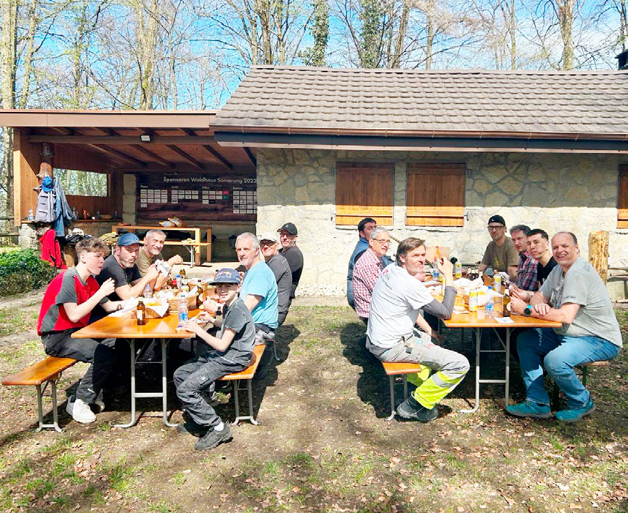 Alles ist bereit für die Sonntage im Waldhaus