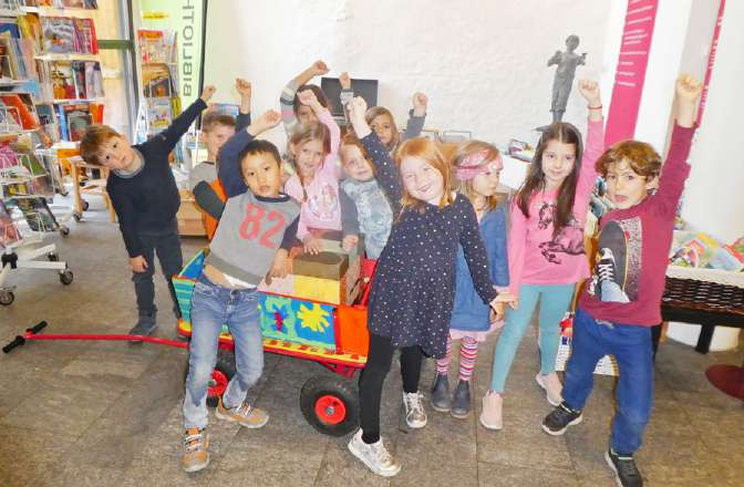 Kindergärtler und Schüler erlebten ein Highlight