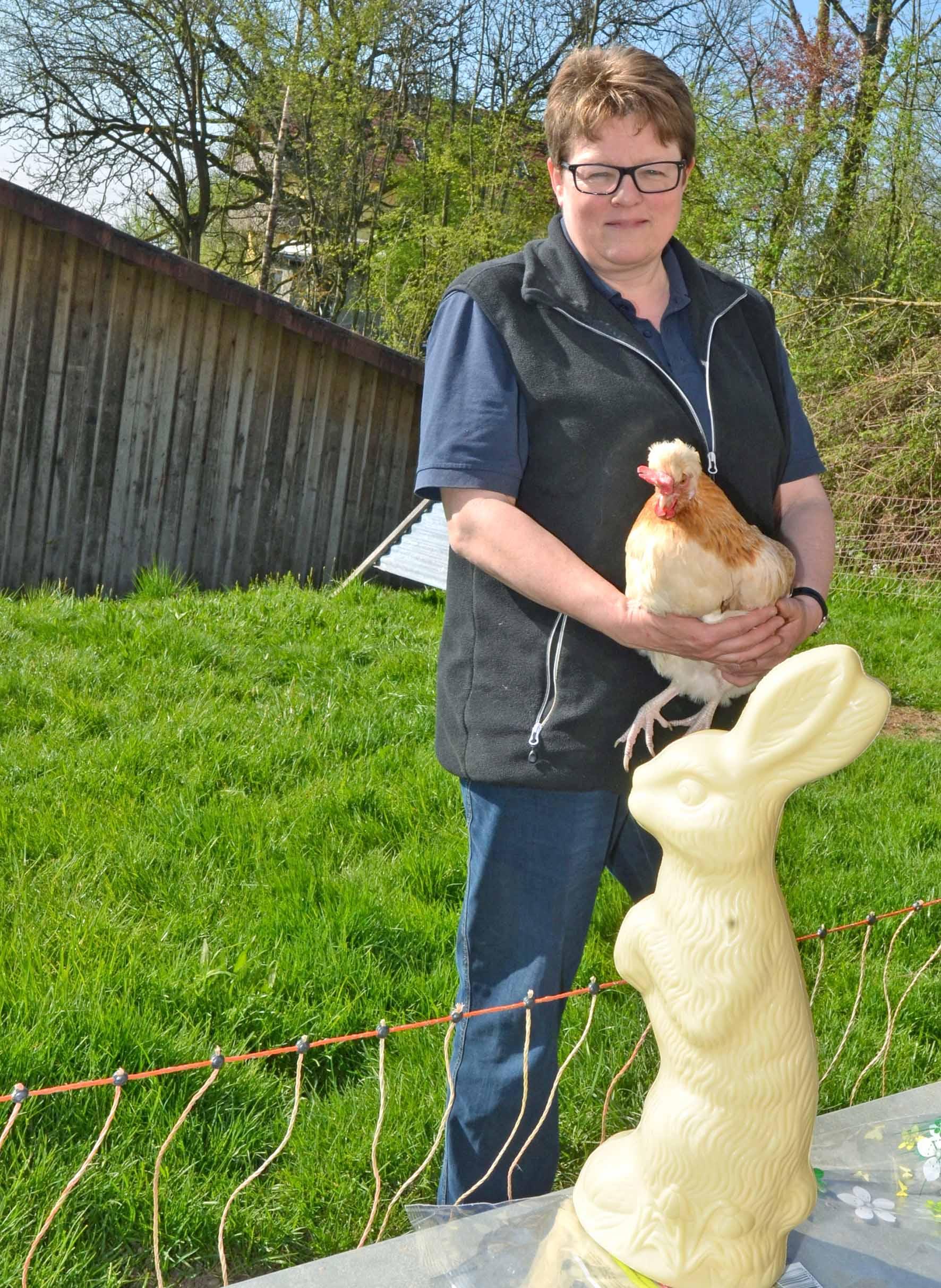 Er mag Eier von glücklichen Hühnern