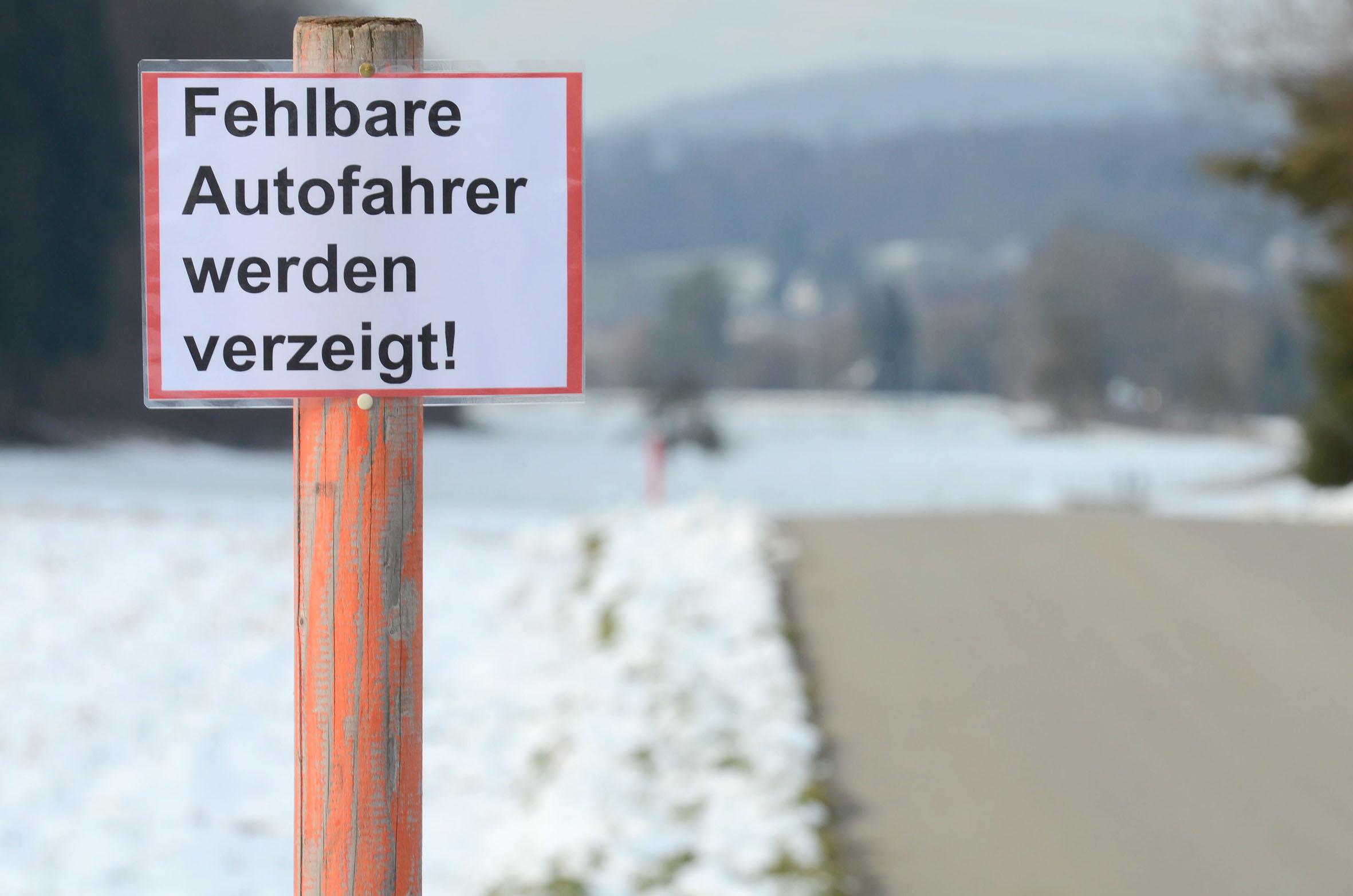 Niederwil: Fahrverbot wird missachtet - Das Bild wird blockiert. – Möglicherweise durch einen aktiven Adblocker.