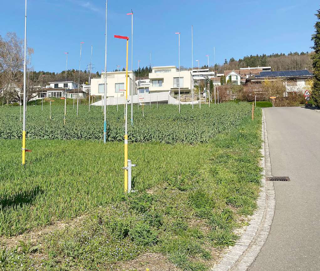 Diese Strasse heisst nun «Langacher»