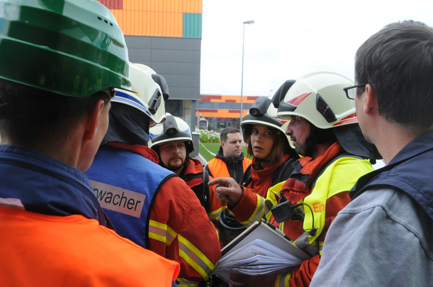 Feuerwehrübung Swisspor Boswil