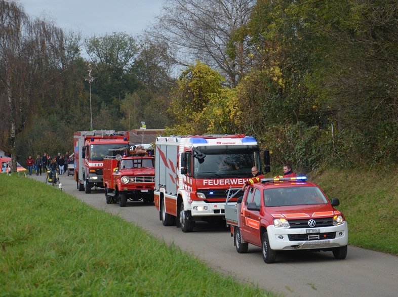 Hauptübung der Feuerwehr Mutschellen 
