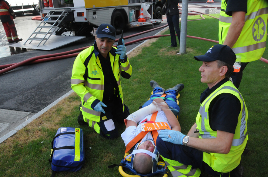 Feuerwehrübung Swisspor Boswil