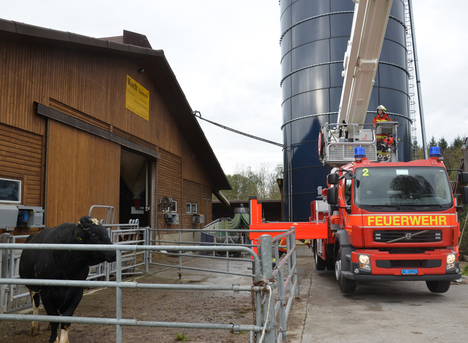 Hauptübung der Feuerwehr Mutschellen 