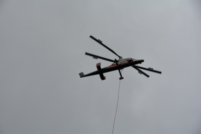 Heli-Einsatz beim Schloss