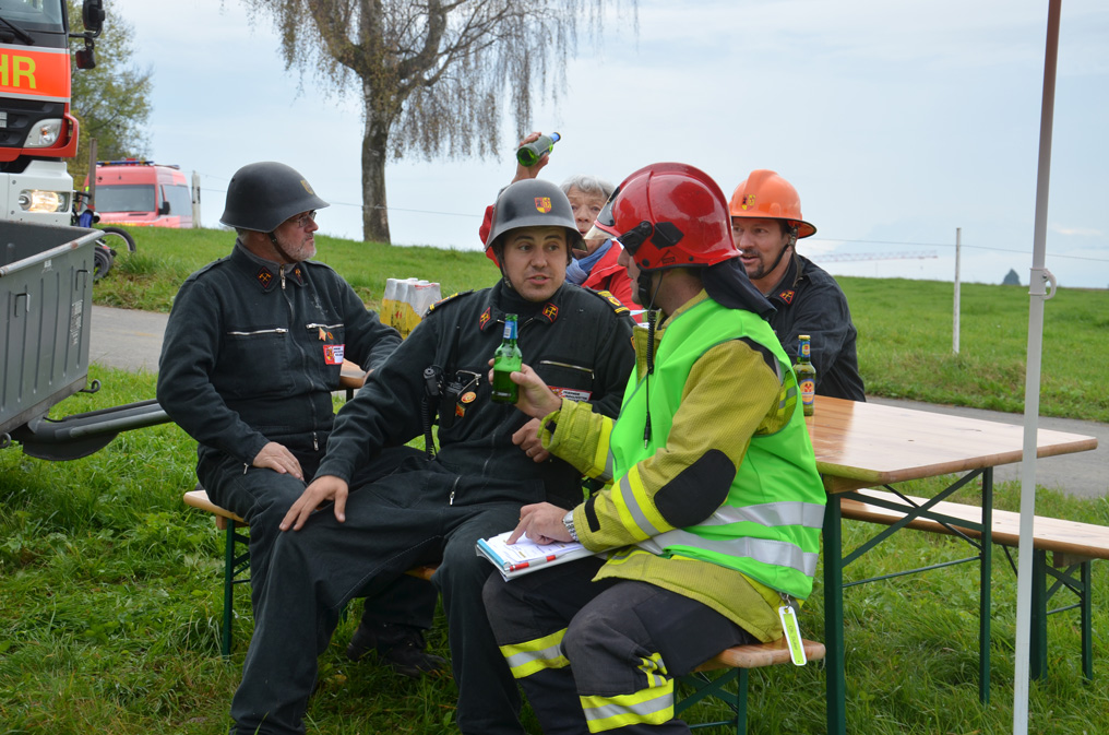 Hauptübung der Feuerwehr Mutschellen 