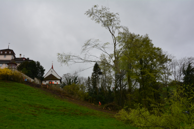 Heli-Einsatz beim Schloss