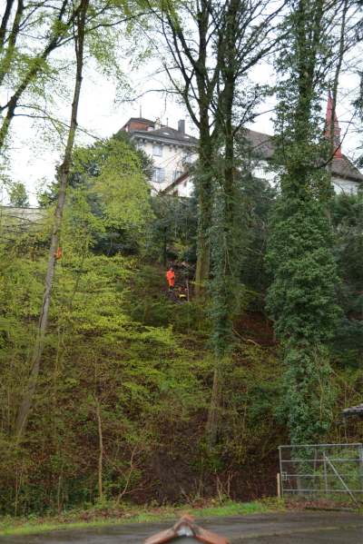 Heli-Einsatz beim Schloss