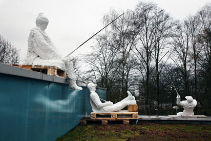 Bünzfischer – Kunstaktion der Kanti Wohlen zum 50-Jahr-Jubiläum