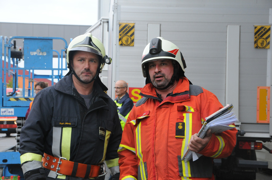 Feuerwehrübung Swisspor Boswil